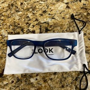 The Look Eyewear Reading Glasses Blue 1.5